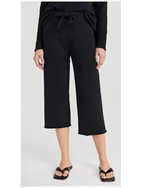 Women's Frank & Eileen Black Cropped Sweatpants S